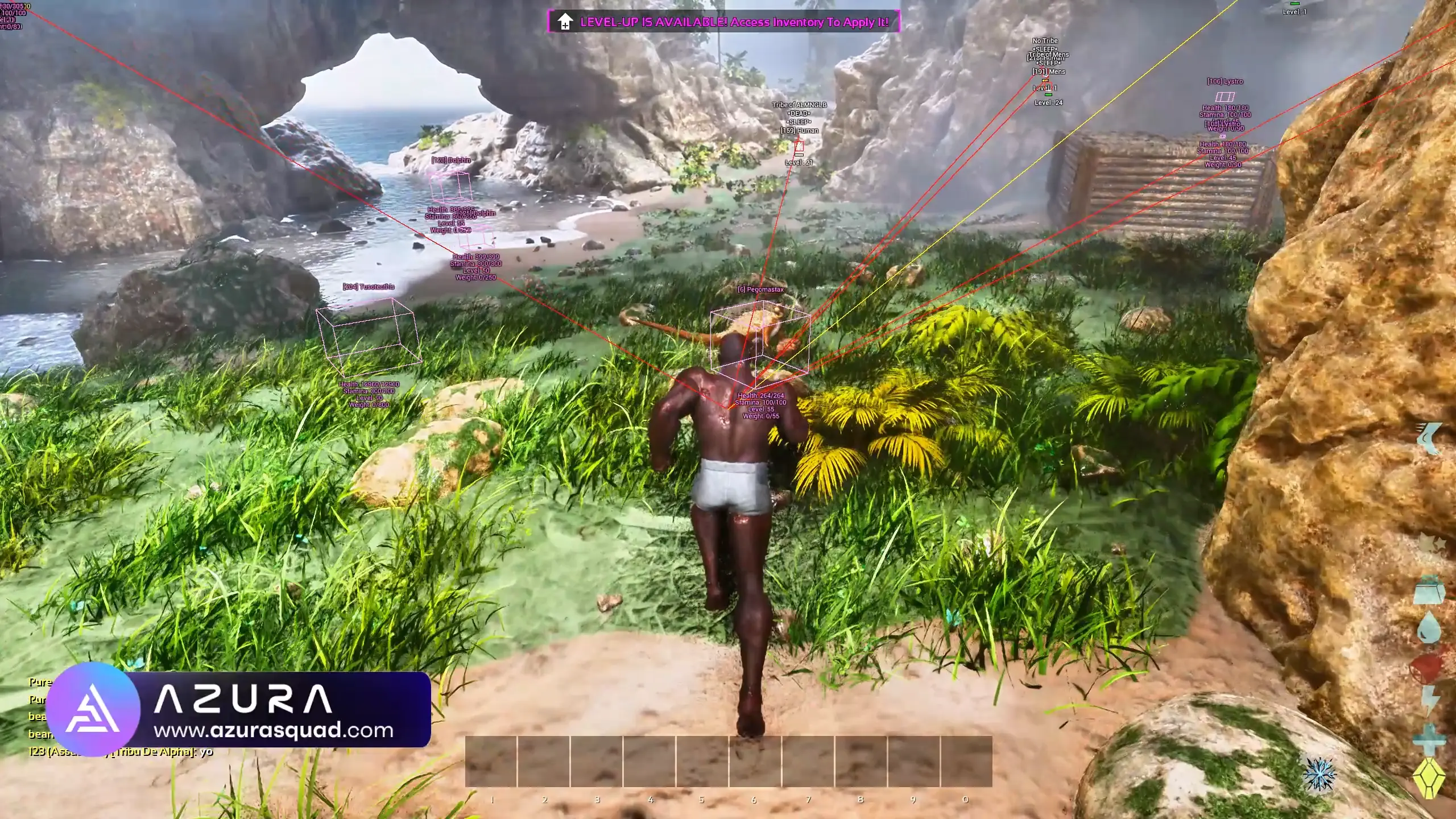 Example of our ARK: Survival Ascended Player and Dino ESP with Wallhack