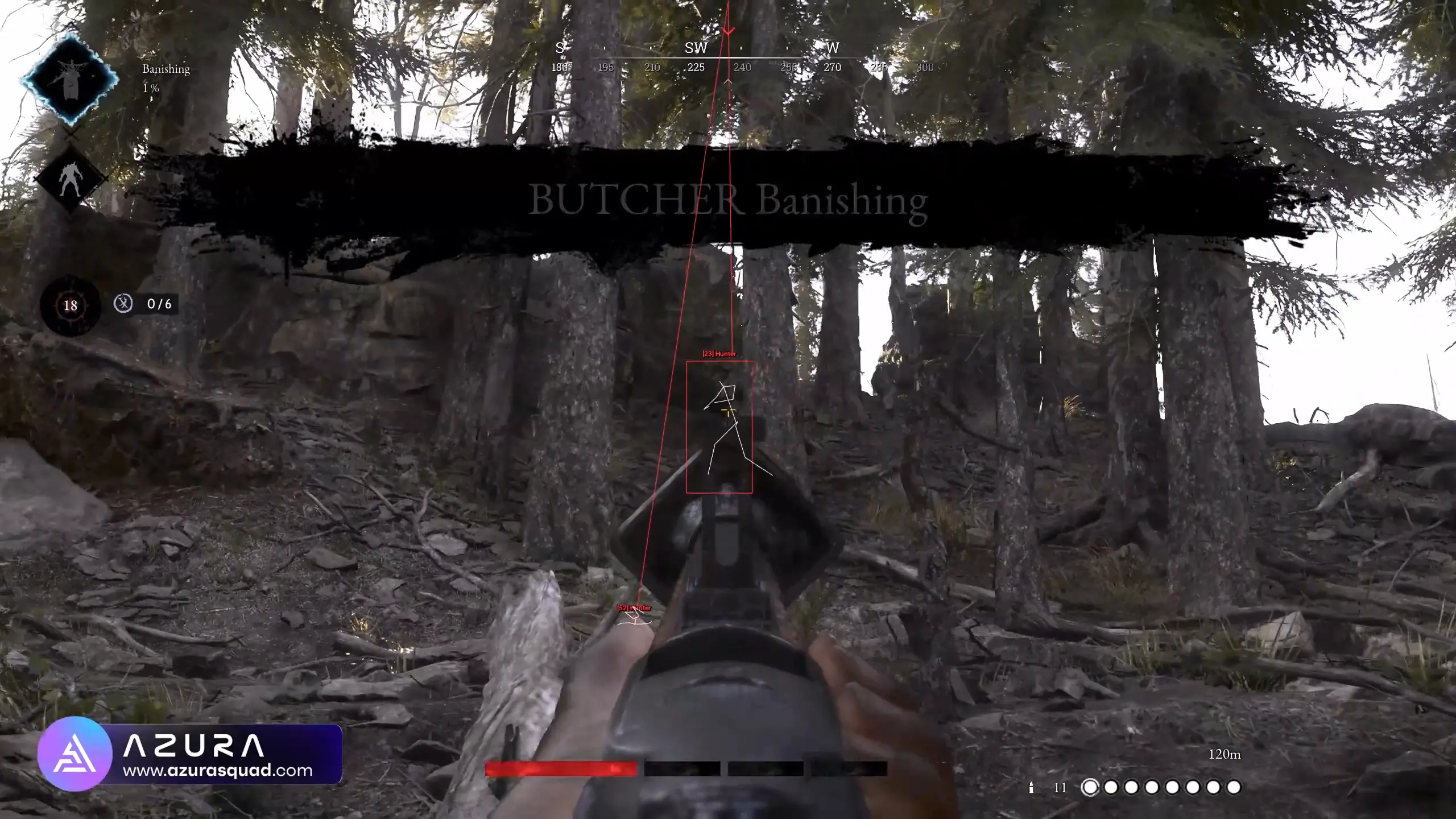 Hunt Showdown hack with ESP, Wallhack, Loot Filter and Aimbot enabled