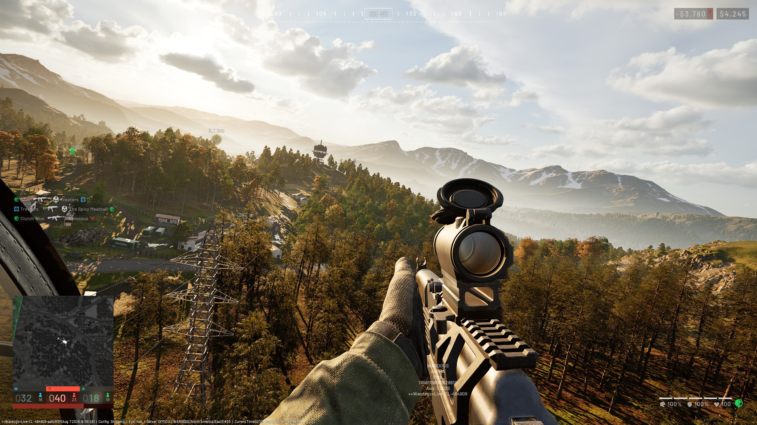 WARDOGS hacks undetected 2026 featuring precision aimbot with 1000m range, ballistic prediction, bullet drop compensation, head bone targeting, and smooth aim for competitive tactical warfare